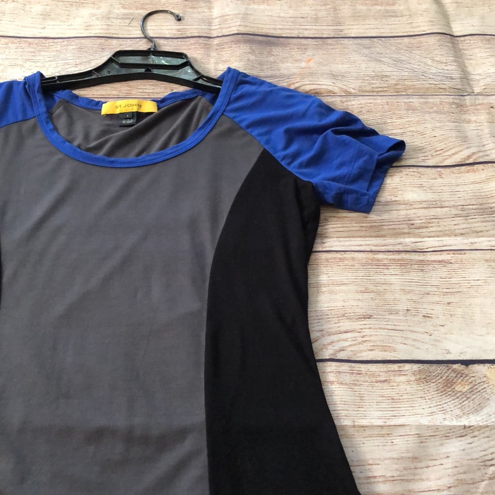 St. John Color Block Top. Size Small. - image 3